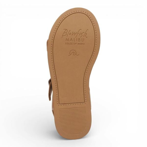 Blowfish Malibu Women’s Tan Faux Leather Platform Sandals - Magical