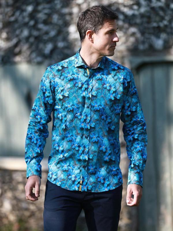 THE CEREBRAL BLOOM PRINT SHIRT - Claudio Lugli Shirts