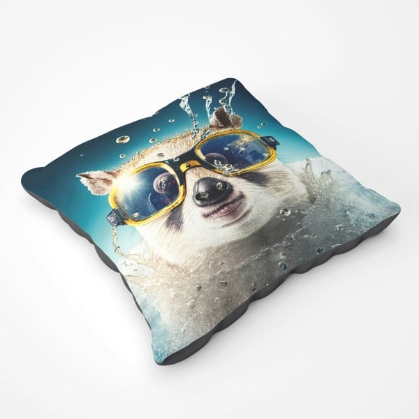 Warren Reed Dormouse Splashart Floor Cushion