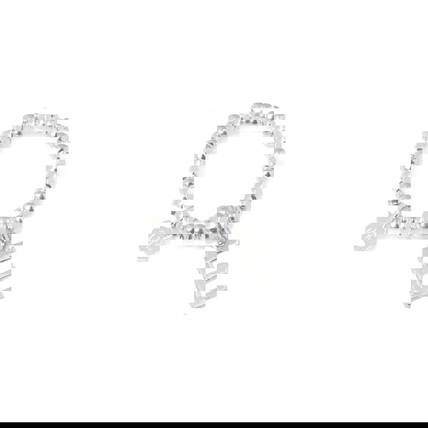 Say It With Classic Initial Ball Ring - Sterling Silver (Large)