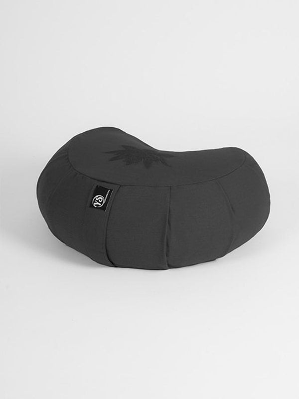 Yoga Studio Crescent Lotus Organic Zafu Buckwheat Cushion
