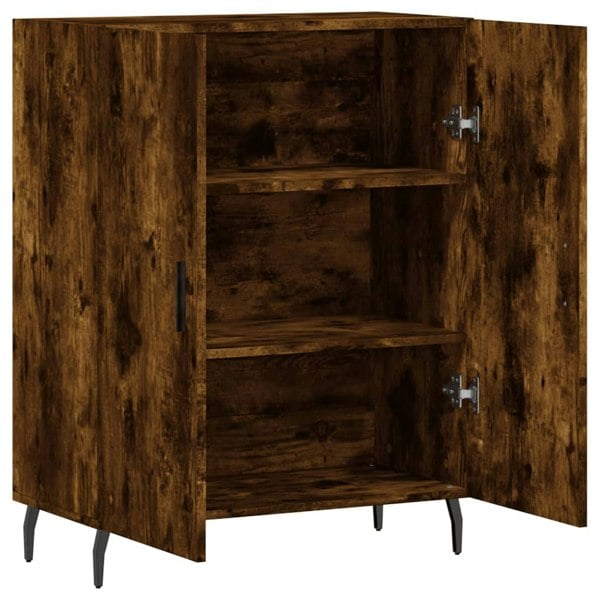 Berkfield Sideboard Smoked Oak 69.5x34x90 cm Engineered Wood