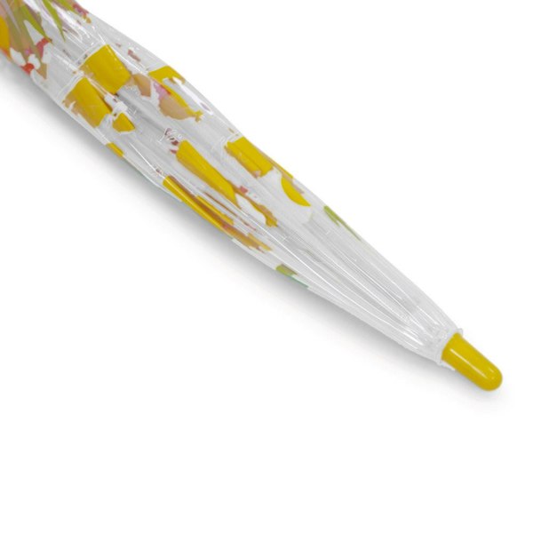 Bugzz Clear Ducks Print Transparent and Yellow Kids Umbrella Tip