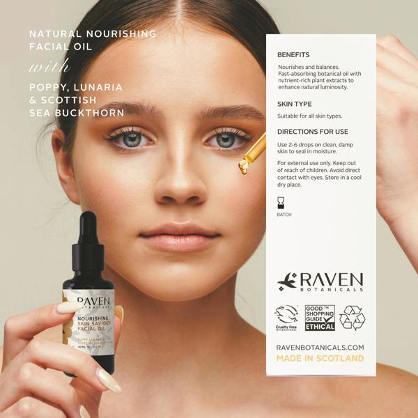 Raven Botanicals Skin Saviour Nourishing Facial Oil