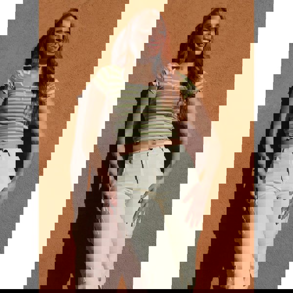 Pink Vanilla Straight Leg Multi Pockets Cargo Trousers