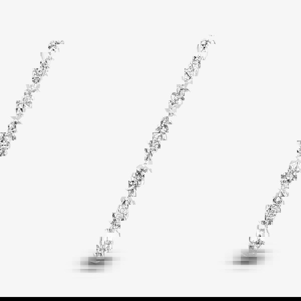 T. H. Baker 9ct White Gold 0.07ct Diamond Fancy Half Eternity Ring TH010325112142