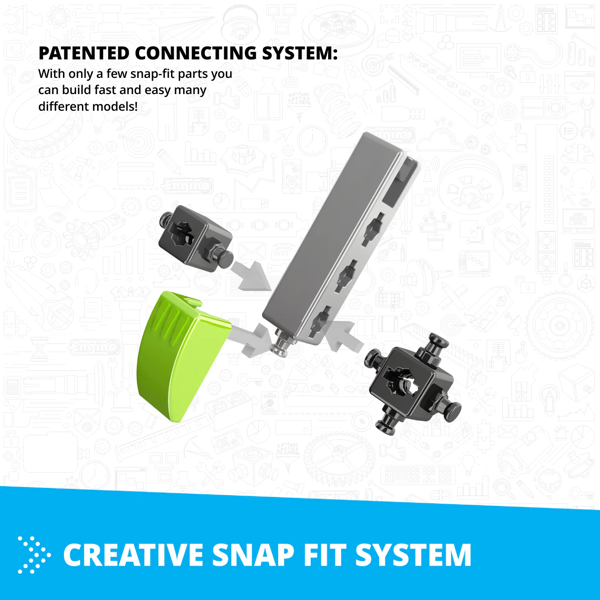 Engino Inventor Mechanics: Beach Buggy with 5 bonus models