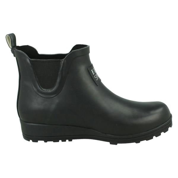 Elle Sport Ladies Elle Sport Pull On Short Ankle Wellington Boots X1278