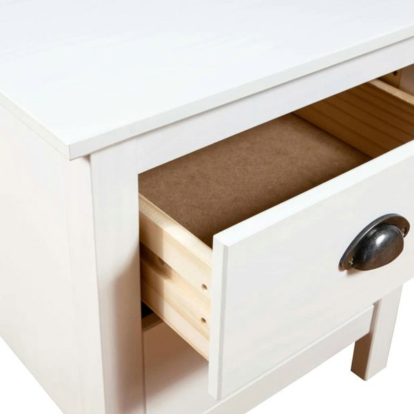 Berkfield Bedside Cabinets 2 pcs Hill 46x35x49.5 cm Solid Pine Wood
