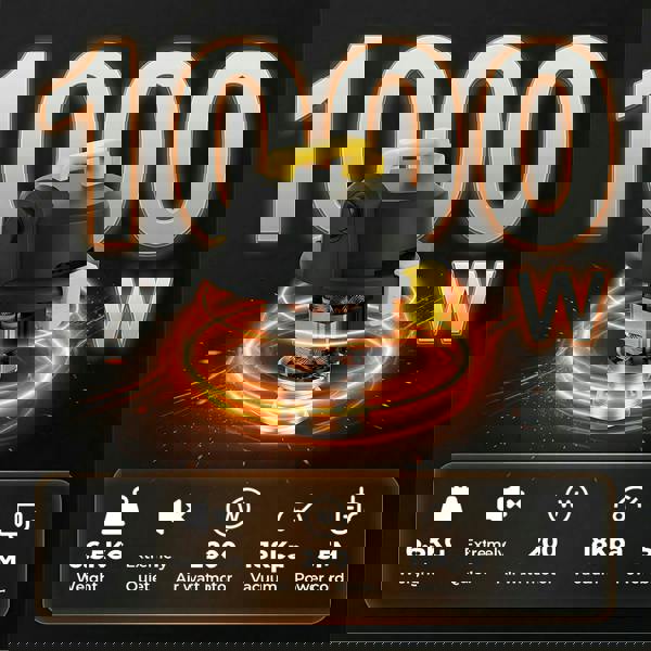 Spector Wet and Dry Cylinder Vacuum Cleaner Powerful Suction HEPA 1000W 15L