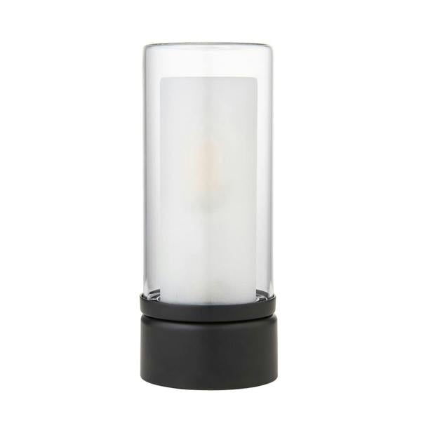 Chepstow Matte Black & Glass Touch Table Lamp