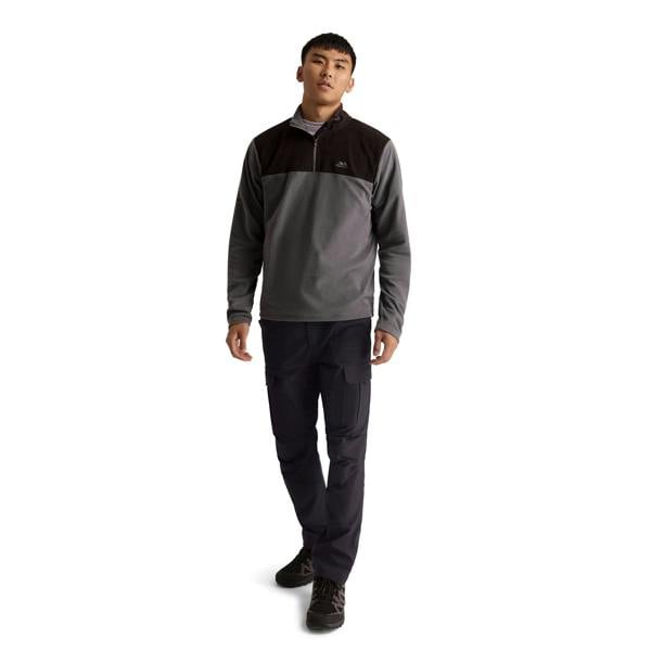 Trespass Mens Curtiston AT100 Fleece Top - Carbon - 