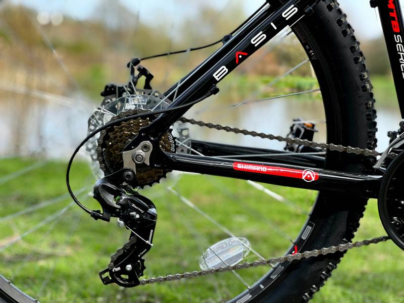 Basis Bikes Basis El Toro Hardtail Mountain Bike, 27.5" Wheel - Black/Red