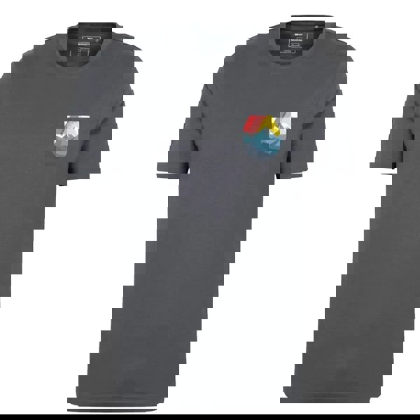 Mountain Warehouse Mens Lake District Short-Sleeved T-Shirt - Charcoal