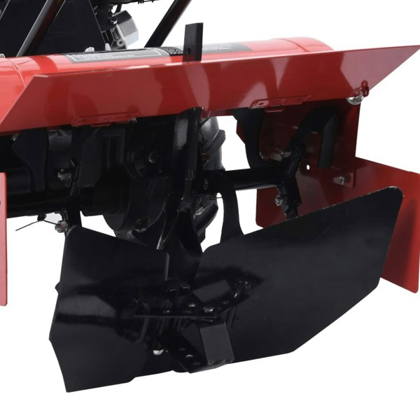 Berkfield Tiller Plough Attachment Black Metal