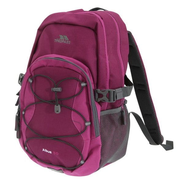 Trespass Albus 30 Litre Casual Rucksack/Backpack - Grape Wine