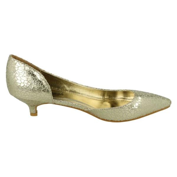 Savannah Ladies Savannah Cut Out Side Kitten Heel