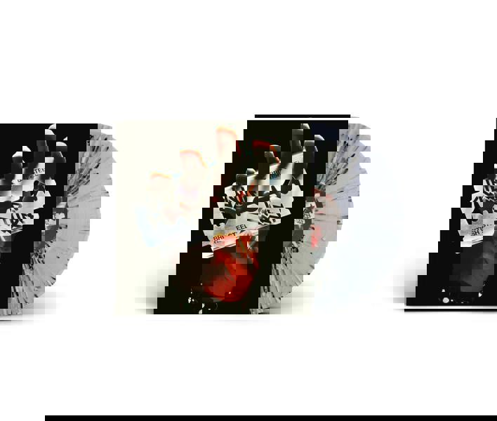 Judas Priest 'British Steel' LP Black White Splatter Vinyl