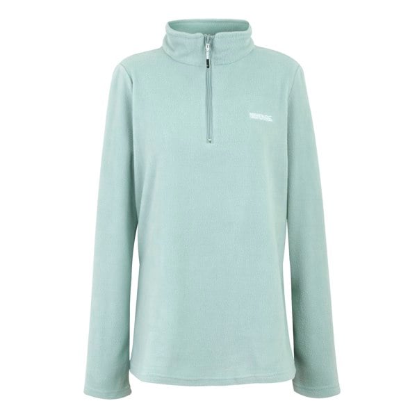 Regatta Great Outdoors Womens/Ladies Sweetheart 1/4 Zip Fleece Top - Green Haze