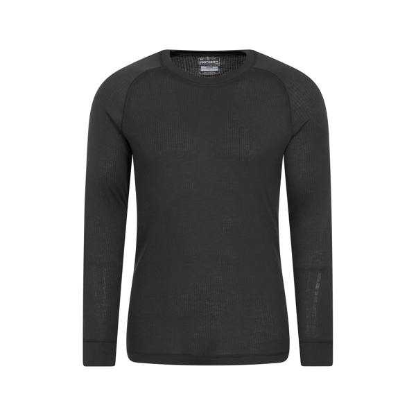 Mountain Warehouse Mens Talus Base Layer Top (Pack of 2) - Dark Grey - 