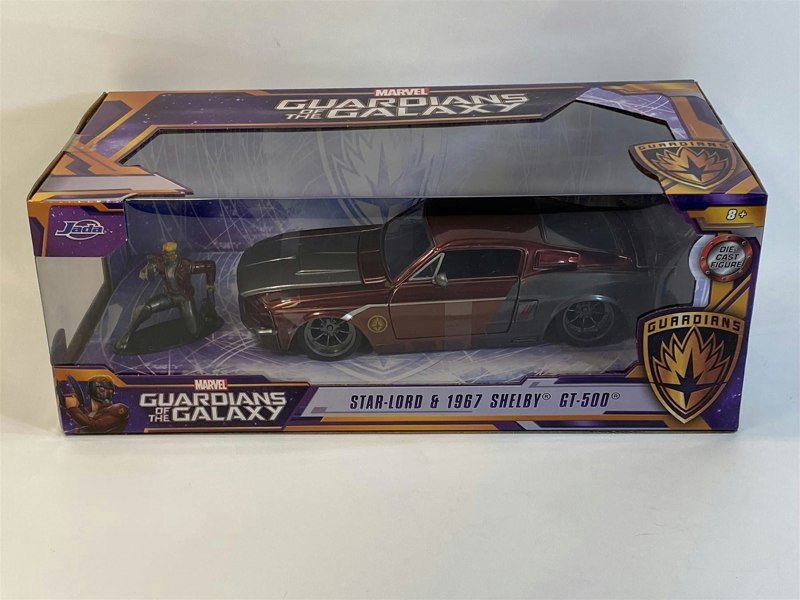 Jada Star Lord Guardians of the Galaxy and 1967 Shelby GT500 1:24 Jada 5019