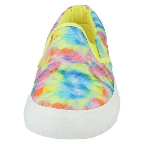 Spot On Girls Spot On Tie Dye Casual Pumps H2639