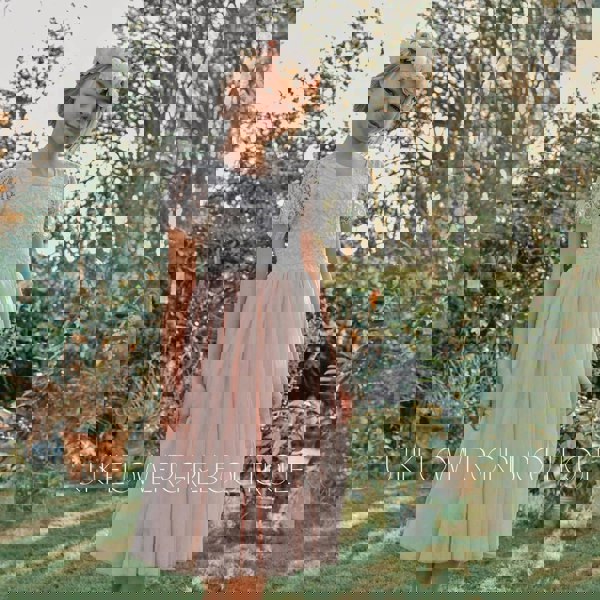 Bohemian Flutter Tea Dress - Blush Pink - UK Flower Girl Boutique