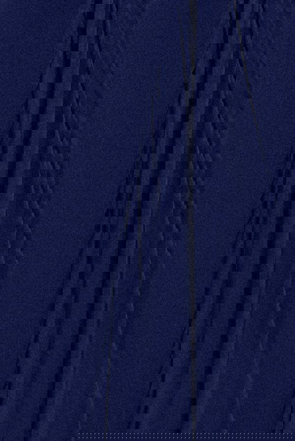 Cowl Plunge Draped Mermaid Maxi Dress - Navy Blue DR4879