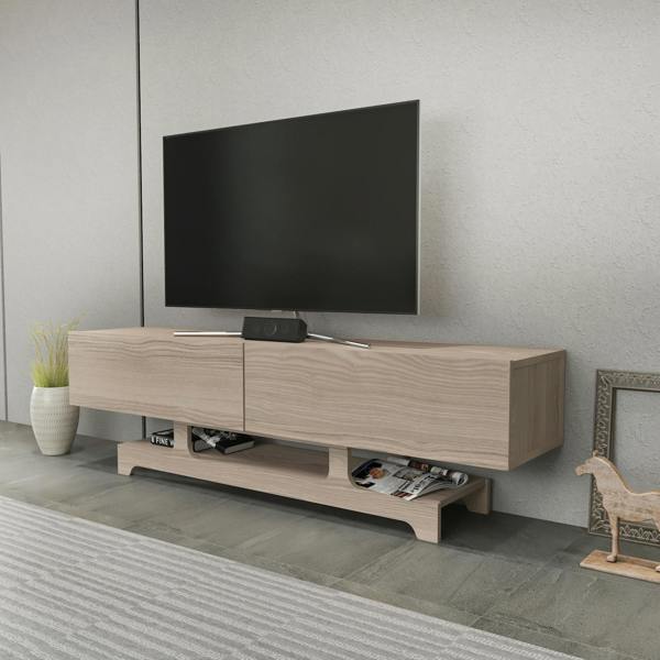 Decorotika Tera Modern TV Stand TV Cabinet for TV's up to 72"
