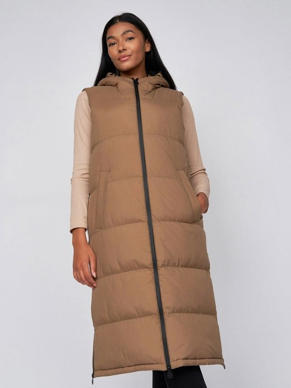 Crosshatch Ladies Alaiya Gilet Camel