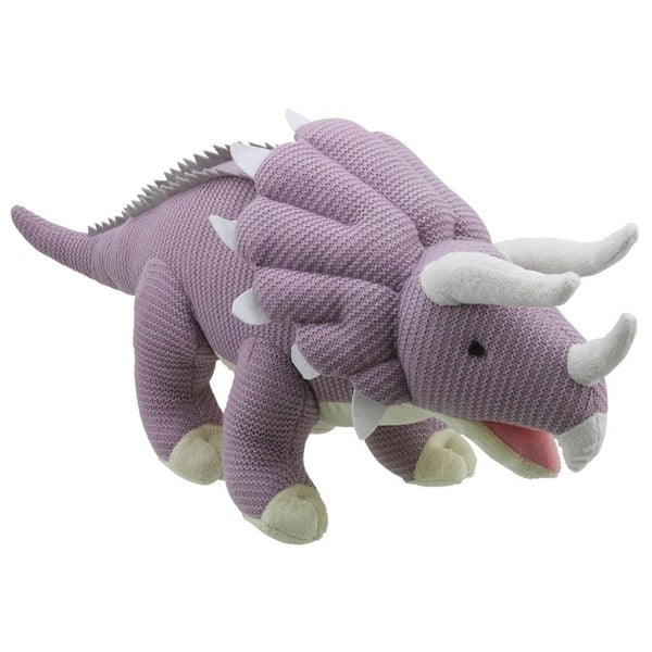 Wilberry Triceratops (Lilac) - Large - Wilberry Knitted