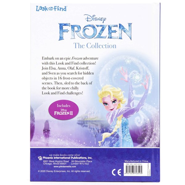 Disney Frozen Elsa, Anna, Olaf More! Look & Find Collection Includes Scenes from Frozen & Frozen 2