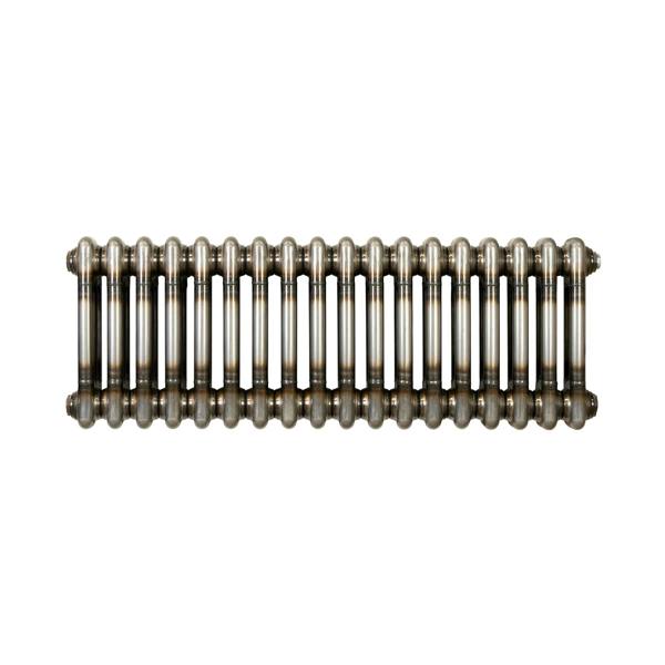 Monstershop Traditional 2 Column Radiator - 300 x 830mm - Raw Metal