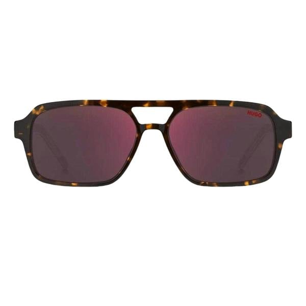 Hugo Boss Mens Sunglasses - Havana Red