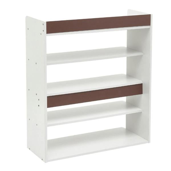 Living and Home 5-Tier Shoe Rack Wooden Shoe Cabinet for Entryway