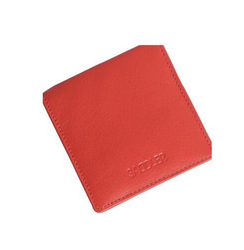 SADDLER POPPY Leather Square Mini Tray Purse