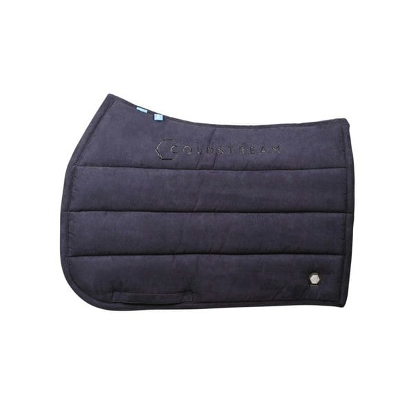 Coldstream Belford Suede Horse Saddlepad - Navy