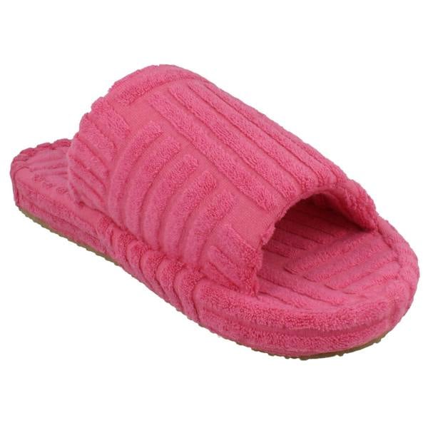 Spot On Ladies Spot On Towelling Slippers X2127