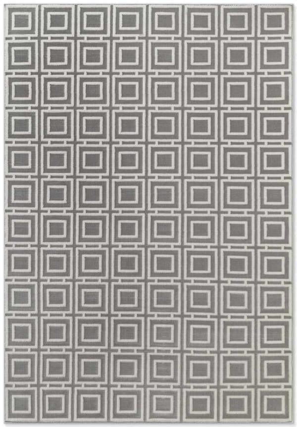 Hanse Home Shortpile Howlite Grey Rug – Modern Geometric