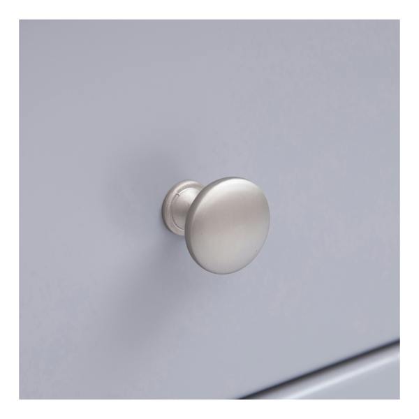 Cabinet Bits Mirano 5 Drawer Chest of Drawers Chrome Knob