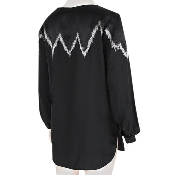 Emilio Pucci luxurious black silk tunic top