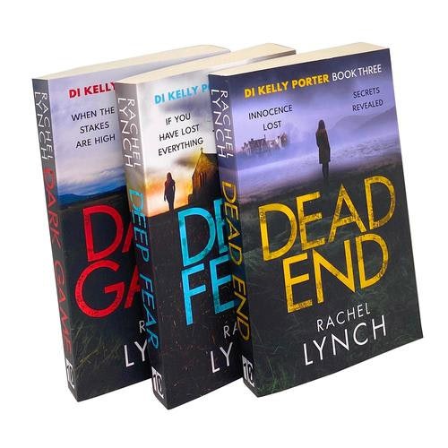 Rachel Lynch Series Di Kelly Porter 3 Book Set Dark Games Deep Fear Dead End