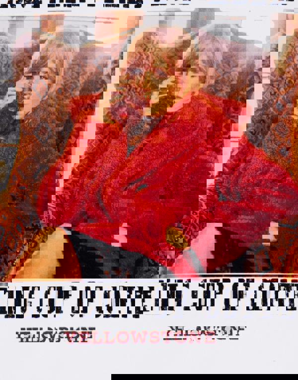 Yellowstone Womens White Beth Dutton Coffee Short Sleeved T-Shirt