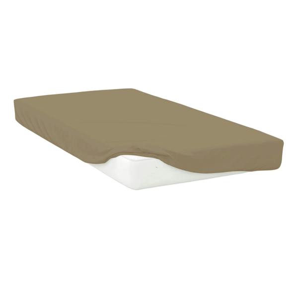 Belledorm Easycare Percale Fitted Sheet - Walnut Whip - 