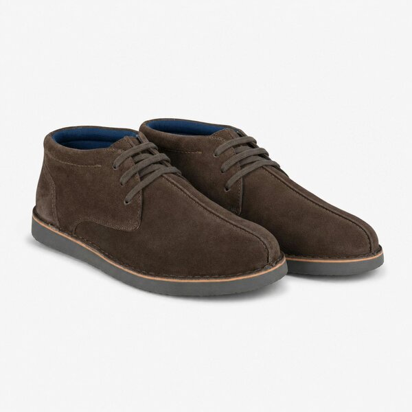 Roamers STANLEY Desert Boots   in  Dark Brown
