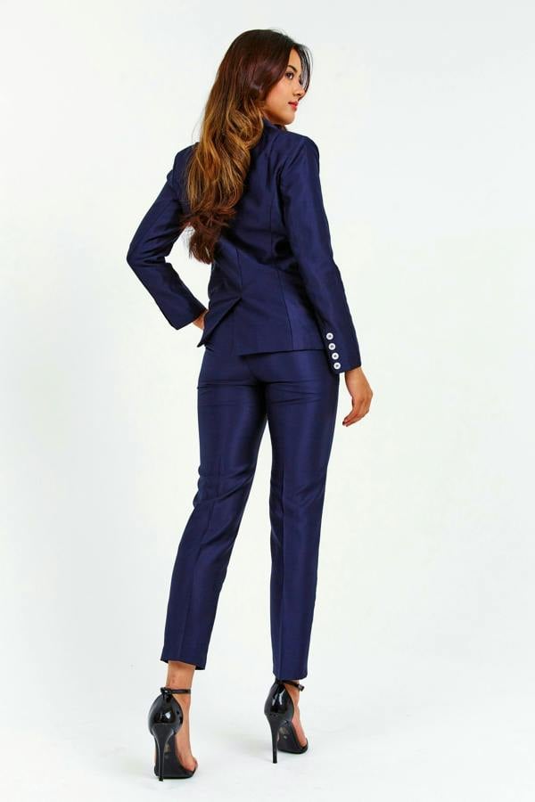 LuvForever Navy 3-Piece Trouser Suit