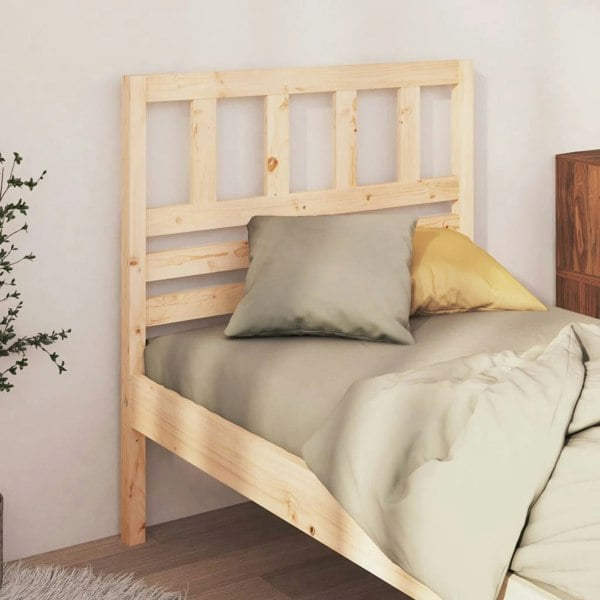 Berkfield Bed Headboard 81x4x100 cm Solid Wood Pine