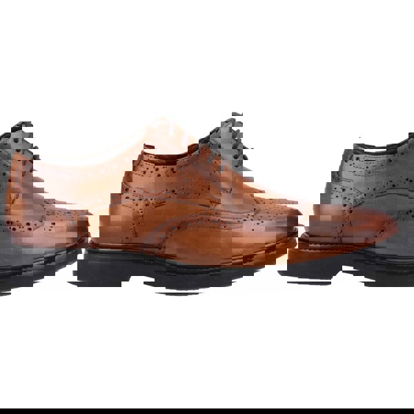 Hush Puppies Kingston Leather Men's Tan Brogues Shoes