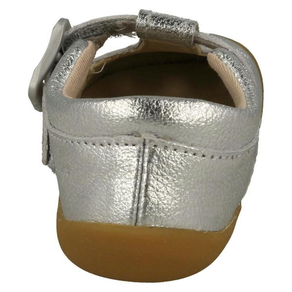 Clarks Girls Clarks Casual T-Bar Shoes Roamer Star