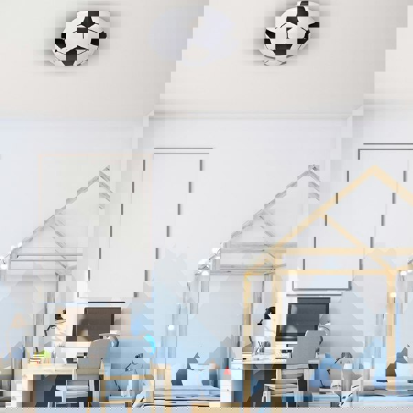 Milagro Ball 40CM Wall Or Ceiling LED Lamp 18W A Fun And Economical Eye Catching Feature For Bedroom Playroom Or Man Cave